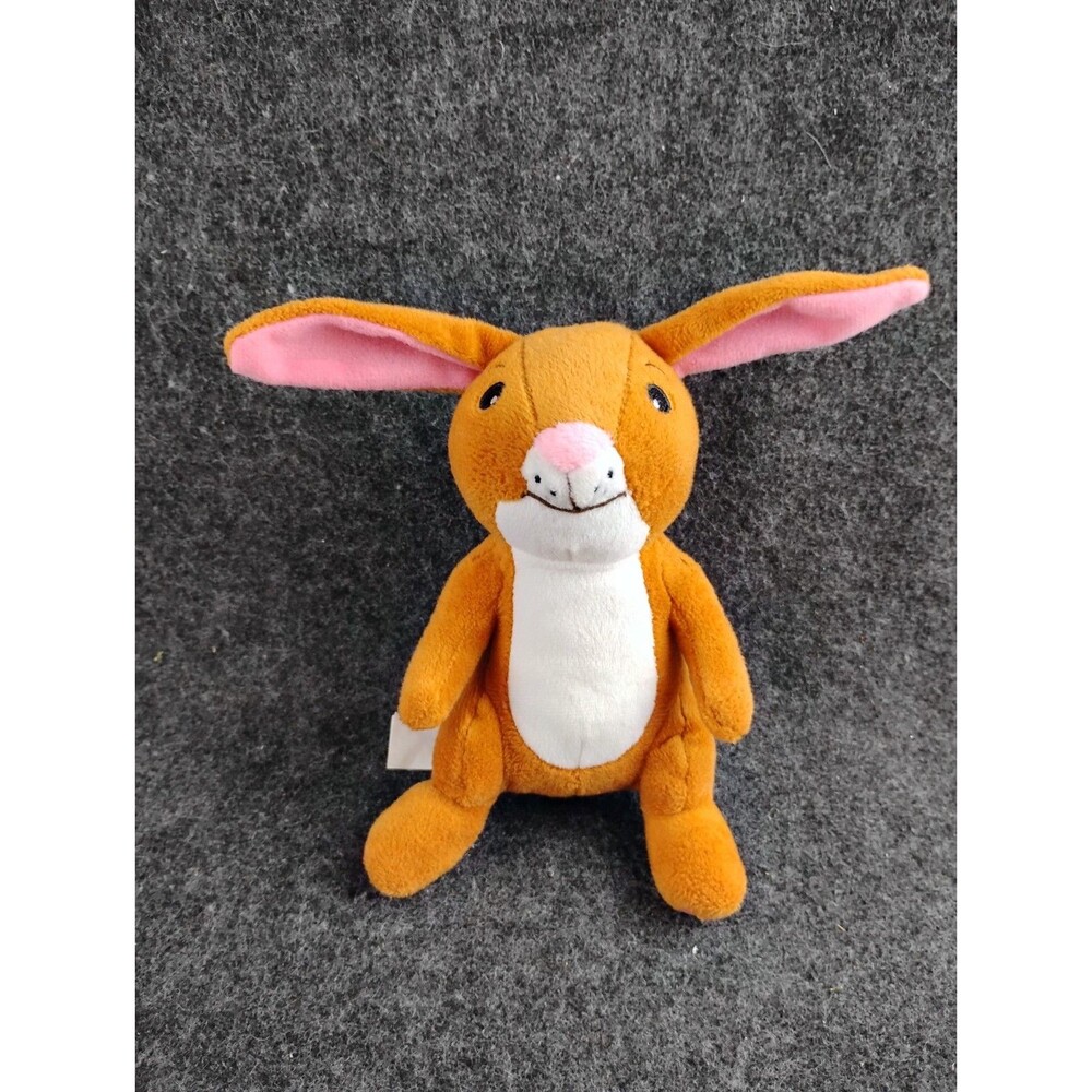 Plush Bunny Rabbit Small Brown Stuffed Animal HarperCollins Publishing 6"